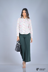 Floral Print Shirt (White Floral)