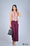 StripeEase Tie Top (Red Stripe)